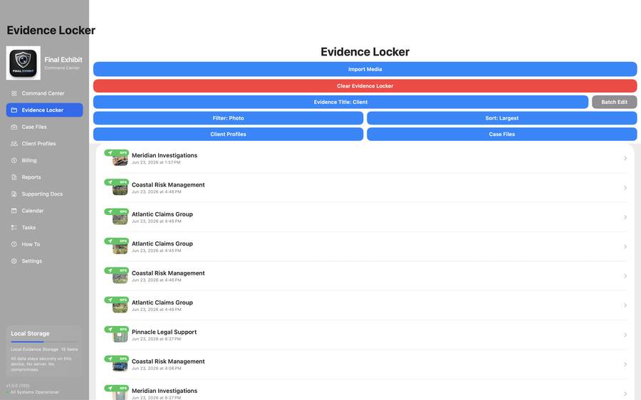 Evidence Locker Mac